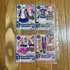 アイカツ　カード　　スターロックコーデ　ドリームロックコーデ　4枚