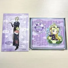 銀魂 吉原大炎上 てるてる坊主 月詠 アクリルスタンド 特典 イラストカード