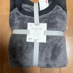 【UNIQLO】定価4980円●新品未使用　ファーリーフリースセット L グレー