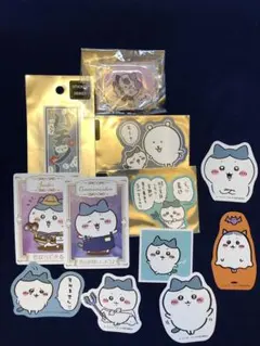 ちいかわ　ハチワレセット　ステッカー　ノベルティ　シール　アクスタ