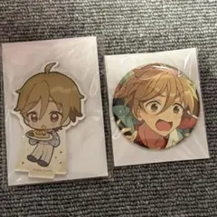 あんスタ アニカフェ アクスタ 缶バッジ 真白友也 - メルカリ