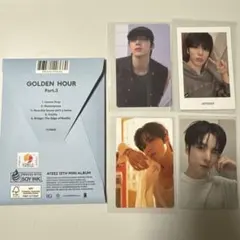 ATEEZ GOLDEN HOUR:Part3 POCA ユノ　封入トレカ4枚付
