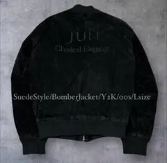 JUNMEN／ブルゾン/Black/BomberJacket/Y2K/00s/のサムネイル