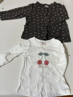 プティマイン　長袖カットソー 2枚セット