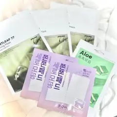 フェイスパック 6枚セット（複数メーカー）