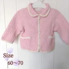 *≪サイズ60〜70≫＊女の子向け　カーディガン　ピンク色
