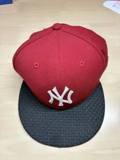 New York Yankees ベースボールキャップ レッド ブラック