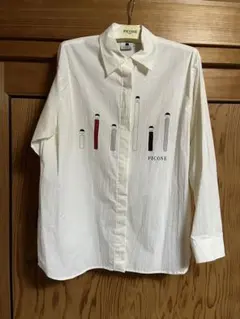 PICONE ホワイト 長袖シャツ 38