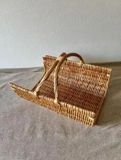 美品❢キャトルセゾン　柳のバスケット✾花摘みカゴ✾ 美品❢キャトルセゾン 柳のバスケット✾花摘みカゴ✾ - メルカリ