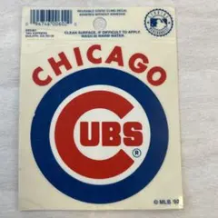 シカゴカブス 静電気デカール 1992年