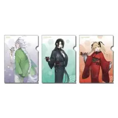 新品未開封　FGO ファミマ　クリアファイル　京都利休園　マーリン　3枚セット