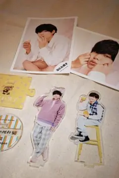 長尾謙杜　アクスタ　グリーティングフォト　セット