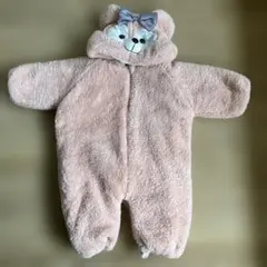 シェリーメイ風フード付きロンパース アウターピンク　110サイズ