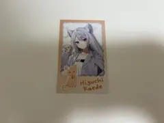 にじさんじ　樋口楓　わんにゃんdays チェキ風カード