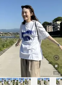 nugu (ユニセックス) プリンティングTシャツ
