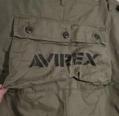 AVIREX ミリタリー カーゴパンツ ヒップポケット ビッグサイズ