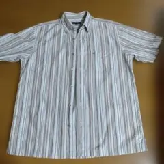 BURBERRY ストライプ 半袖シャツ LL
