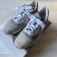 新品未使用　正規品　new balance 998 USA グレー　27.5 D