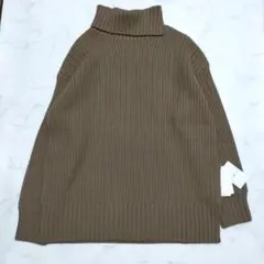 タグ付き✨ジャーナルスタンダード　ウールニット　タートルプルオーバー　ブラウン