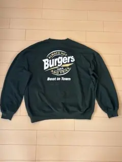 ダークグリーン スウェット ロンＴ WEGO