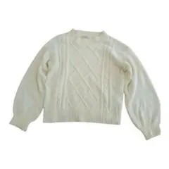 earth music&ecology アイボリー セーター フリーサイズ