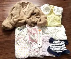 ベビー服、下着、温度計、長袖半袖、まとめ売り　新生児〜110 ボアジャケット