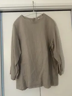 無印リネンブラウス