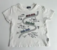 kladskap クレードスコープ 電車 恐竜 薄手　半袖Tシャツ 100cm