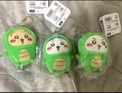 ちいかわ コンプきょりゅくんをかぶった ハチワレ うさぎ恐竜