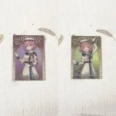 にじさんじ ウエハース メタリックプラカード 2枚セット