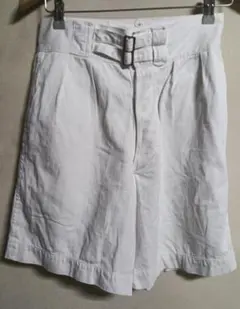 30s〜40s イギリス軍 ホワイトショーツ グルカパンツ ユーロ