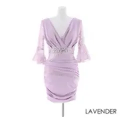 美品❤️女神❤️デイジーストアアンブレラスリーブカシュクール谷間魅せタイトミニドレス