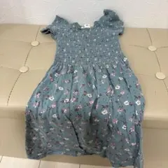 Billabong 半袖ワンピース 小花柄 ブルーのサムネイル