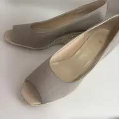 DIANA ジュート巻きウェッジローヒールパンプスウェッジソール