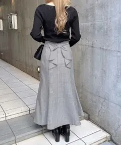 INGNI バックリボンマーメイドスカート