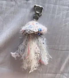 クラゲキーホルダー コットンパープル