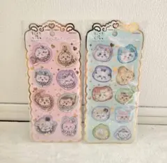 【正規品】まじかるちいかわ ウォーターシール みんな おかお 2種セット