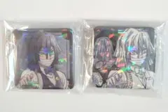 鬼滅の刃　モクテルバー　ロト第2弾　グリッター缶バッジ　伊黒小芭内　　2点