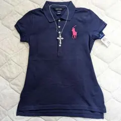 新品✨️y2k平成ギャル ラルフローレン　ビックポニー　ポロシャツ ピチT チビ