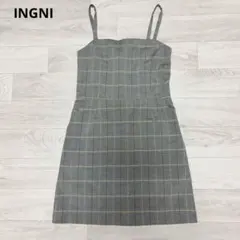 【INGNI】イング　バックレースアップ　ジャンパースカートのサムネイル