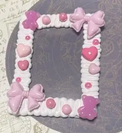 ホイップデコ　B8硬質トレカケース【白 ピンク】<4>