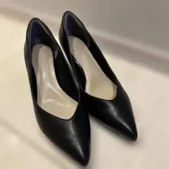 green label relaxingポインテッド Vカットパンプス晴雨兼用