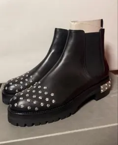 Alexander McQueenスタッズチェルシー本革ブーツ イタリア製正規品のサムネイル