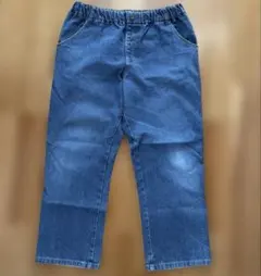 【丈補正あり】ゆったりサイズ　デニム　ストレートパンツ　160E