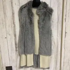 本日限定お値下げ❣️カールドノヒュー　リバーシブル　ムートンジレ Amazon.co.jp: KARL DONOGHUE カールドノヒュームートン ジレ グレー