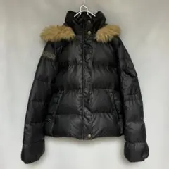 平成ギャル　y2k グランジ　ファー付き　ダウンジャケット　短丈　お兄系