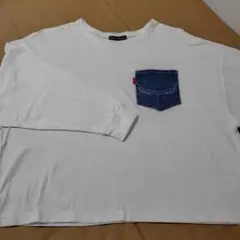 に*太様 RODEO CROWNS カットソー ホワイト 長袖Ｔシャツ