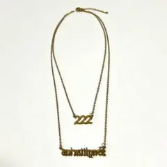 ハンドメイドネックレス　ゴールドアクセサリー　y2k ジュエリー　ペンダント