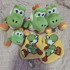 〖バラ売り可〗スーパーマリオ ヨッシーぬいぐるみセット