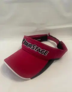 TOUR STAGE ゴルフサンバイザーフリーサイズ（５６～５９ｃｍ）